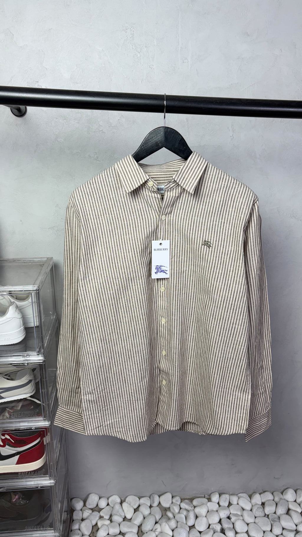 Burberr_y Premium Stripe Shirts
