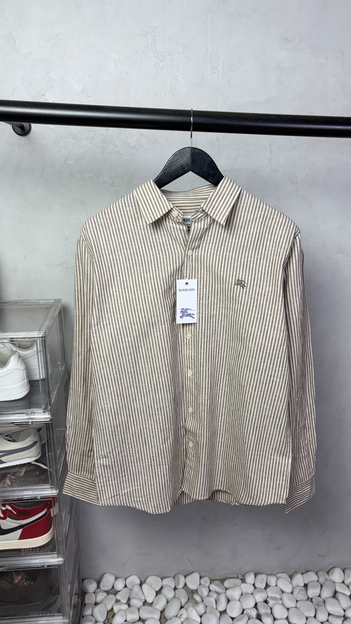 Burberr_y Premium Stripe Shirts