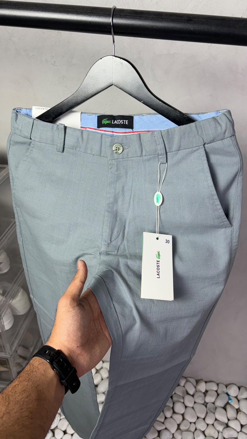 Lacost_e Premium Linen Chinos Pants