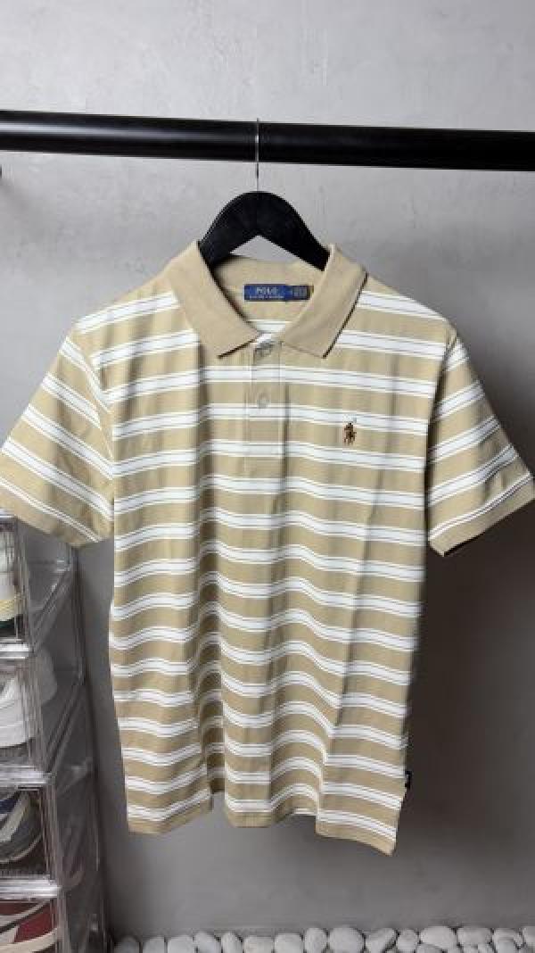 Ralp_h Laure_n Premium Striped Polo T-Shirt with OG Packaging 1348