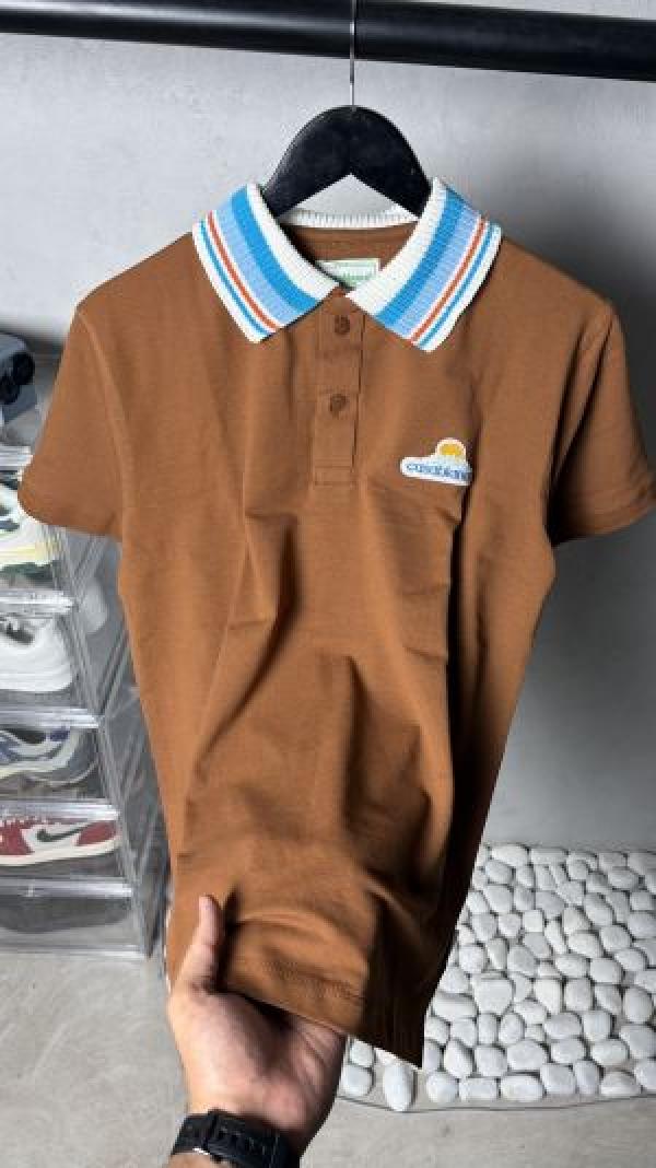 Cas_a Blanc_a Premium Polo T-Shirt with OG Box Packaging 1601