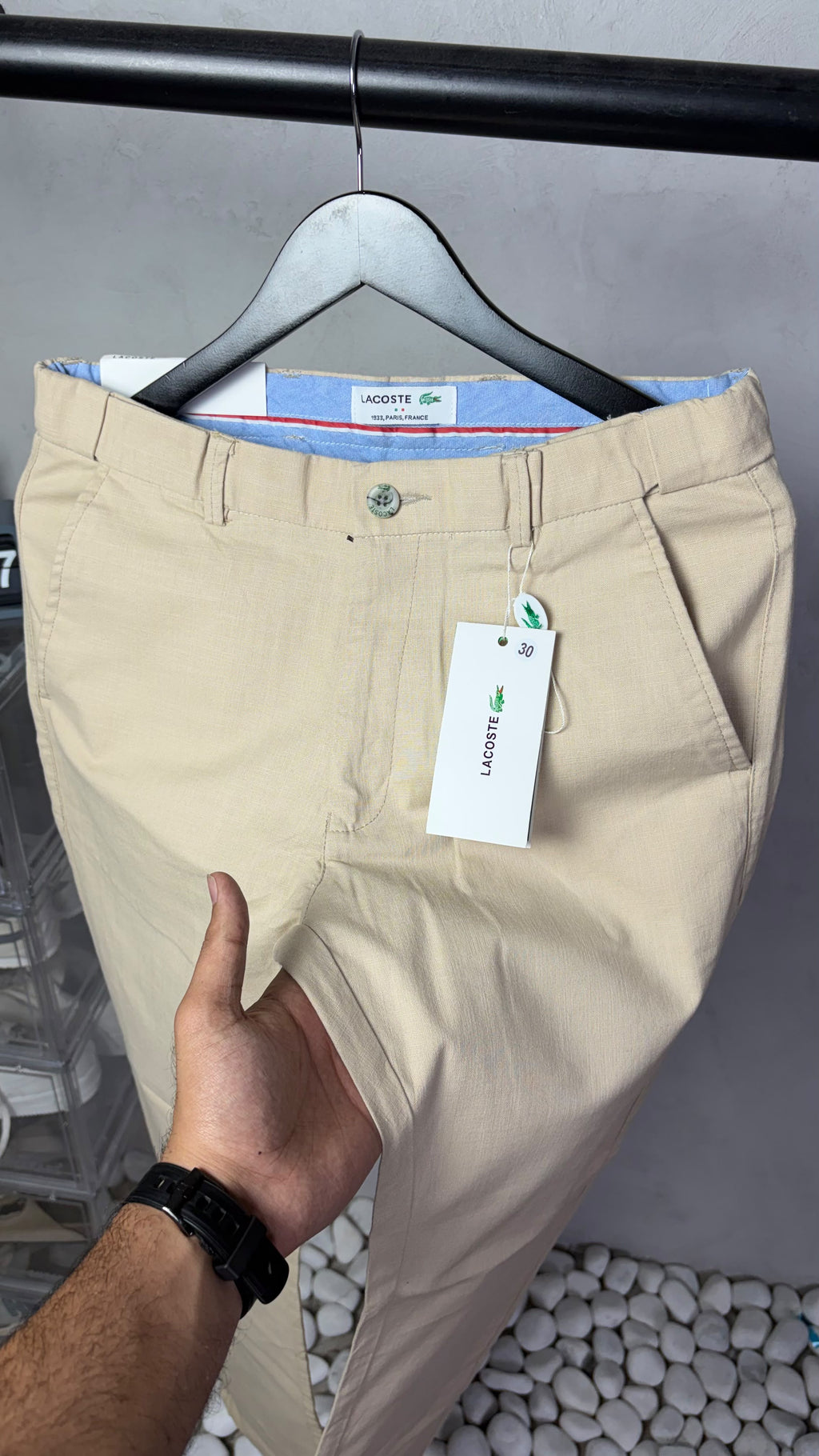 Lacost_e Premium Linen Chinos Pants