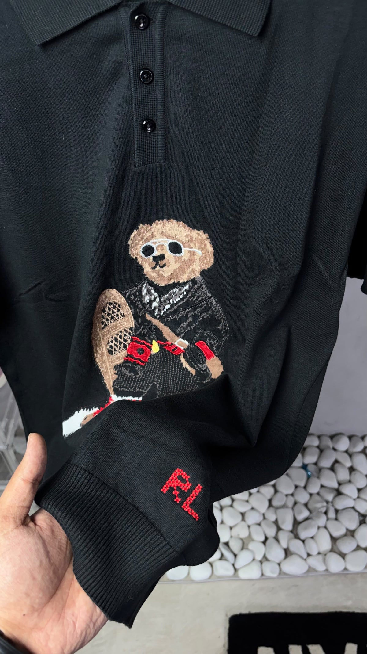 Imported Ralp_h Laure_n Premium Knit polo t-shirt
