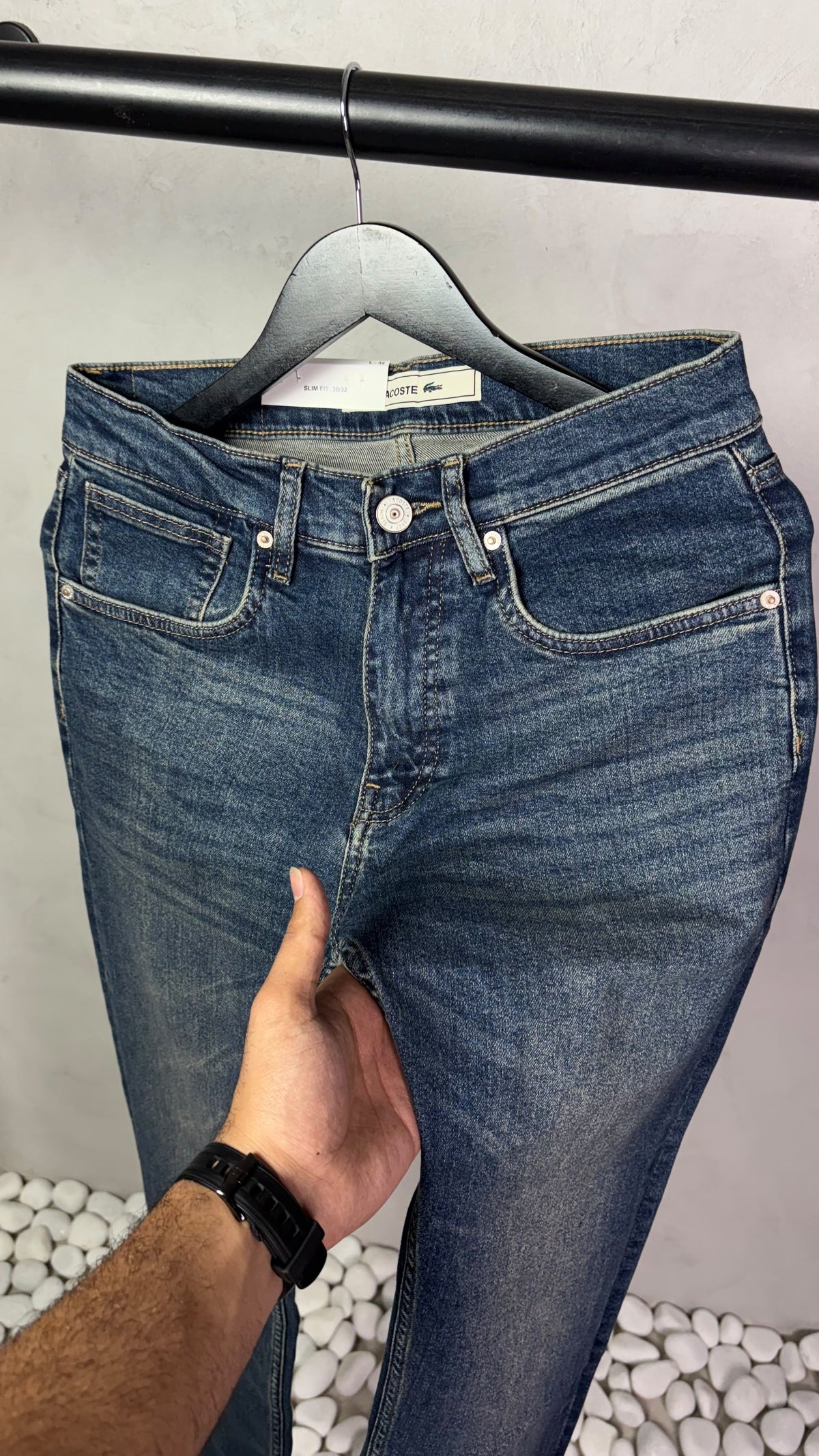 Lacost_e Premium Straight Fit Jeans