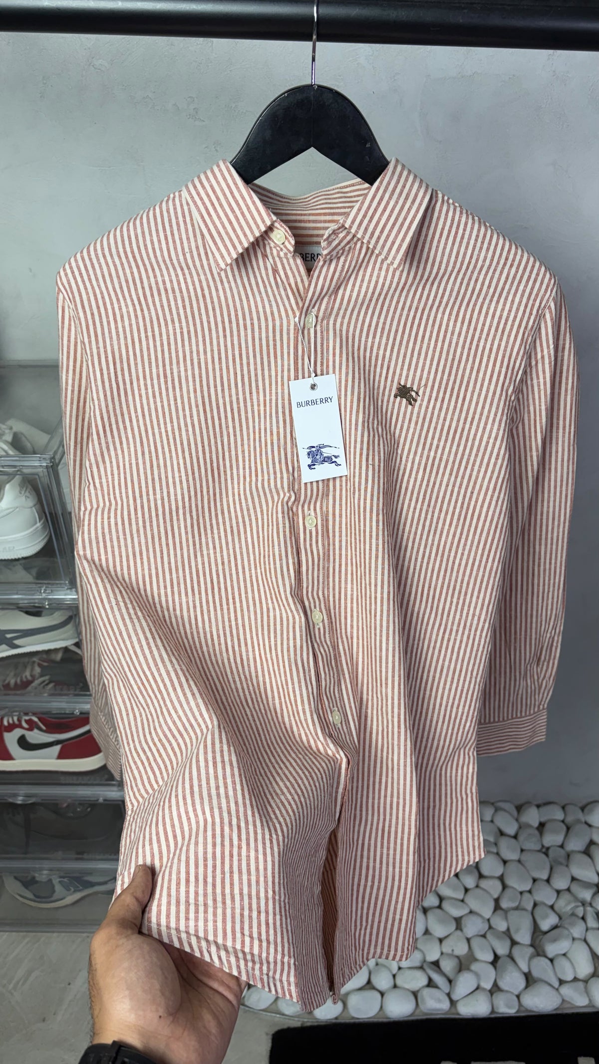 Burberr_y Premium Stripe Shirts