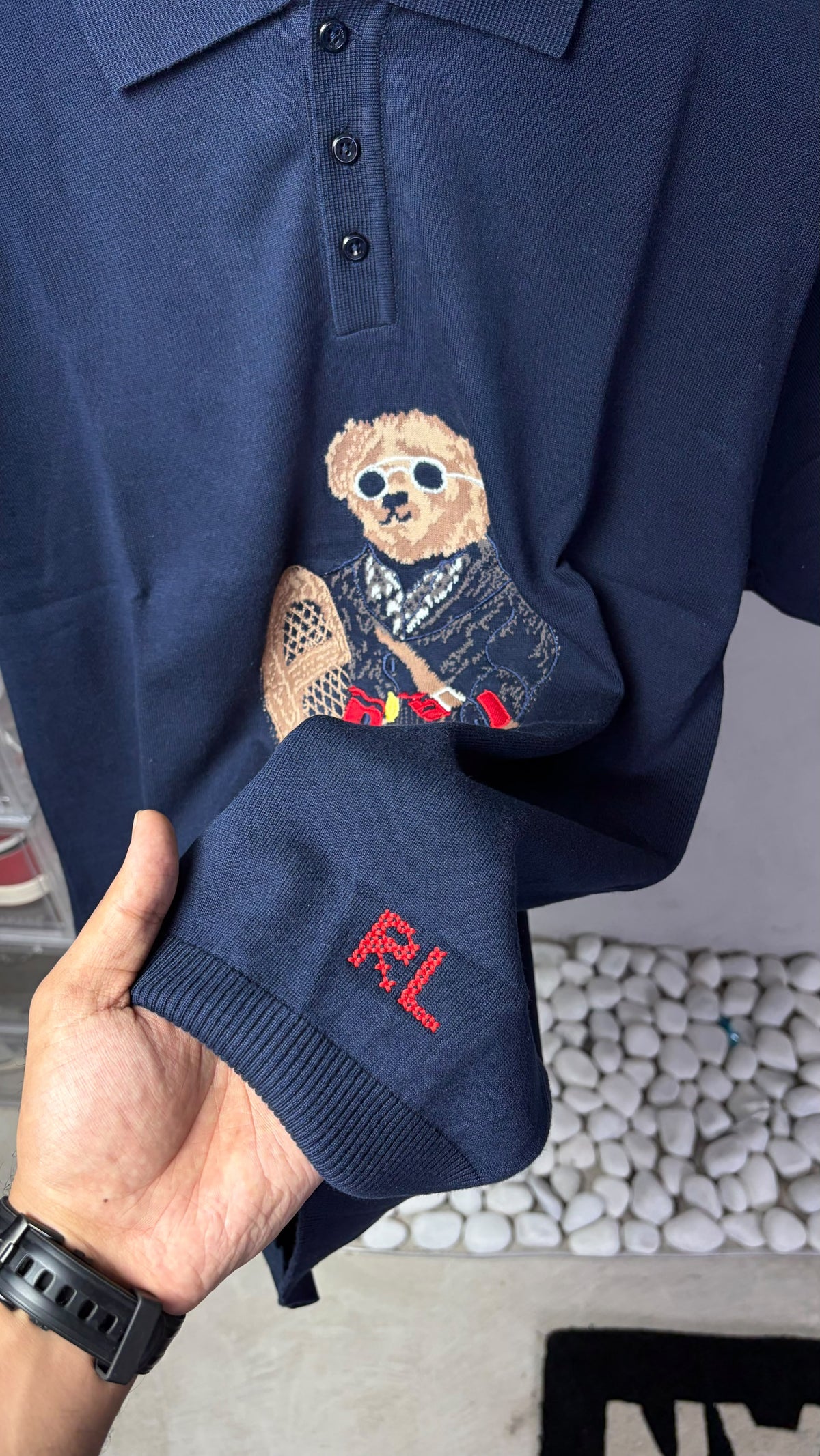 Imported Ralp_h Laure_n Premium Knit polo t-shirt