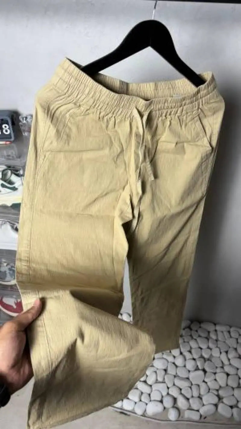 Zar_a Premium Linen Track Pants