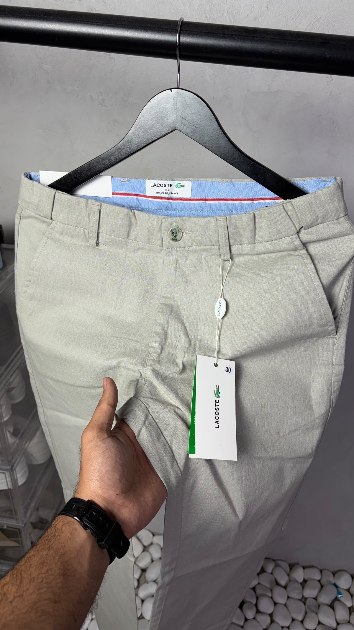 Lacost_e Premium Linen Chinos Pants