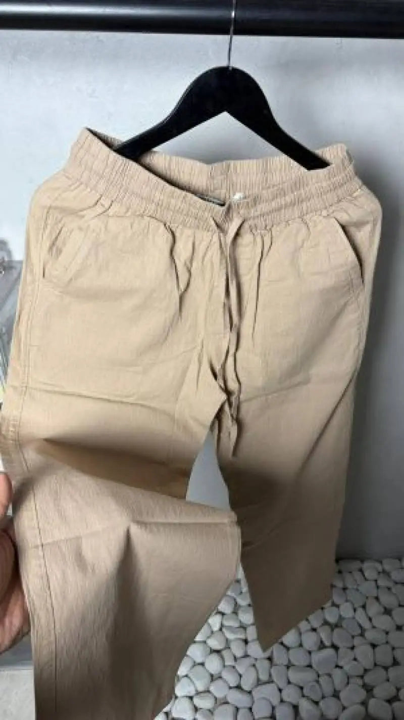 Zar_a Premium Linen Track Pants