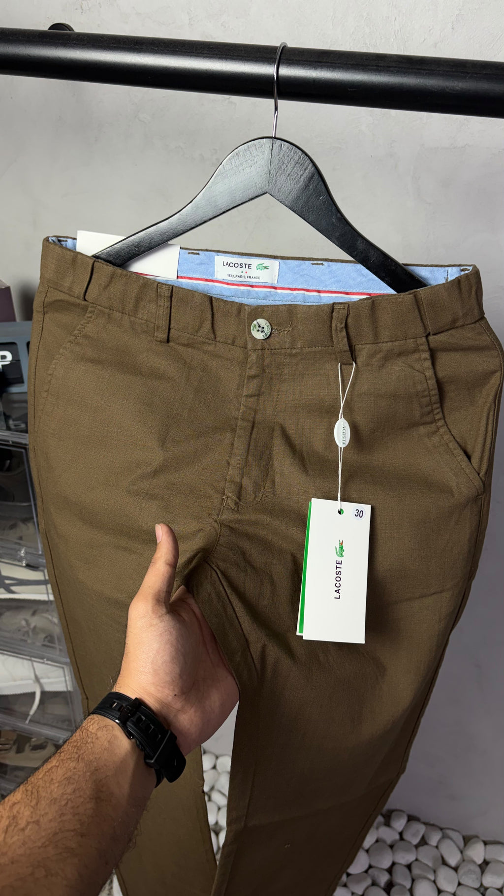 Lacost_e Premium Linen Chinos Pants