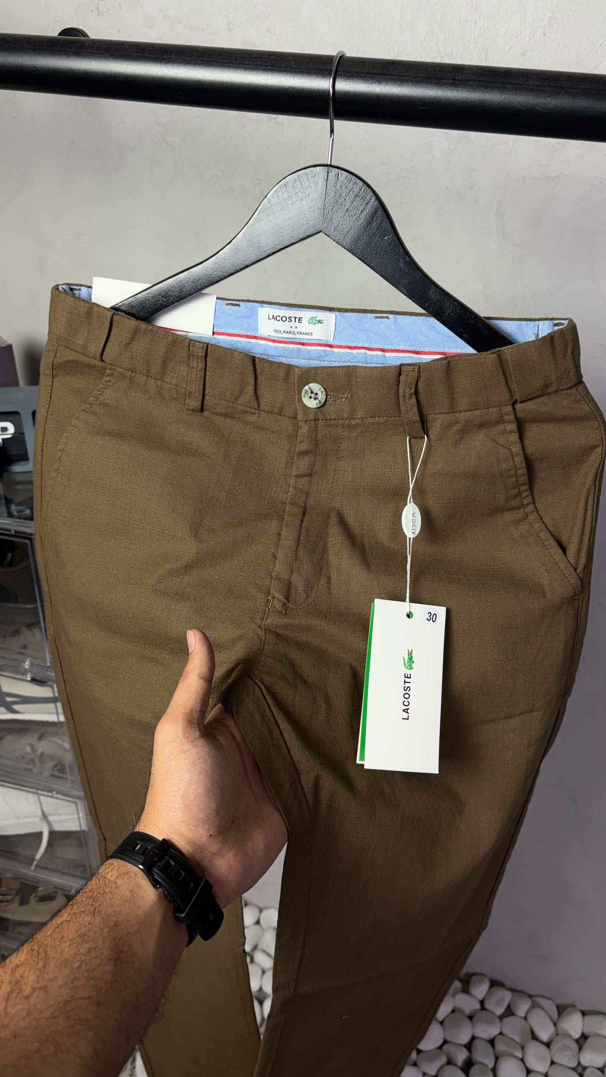 Lacost_e Premium Linen Chinos Pants
