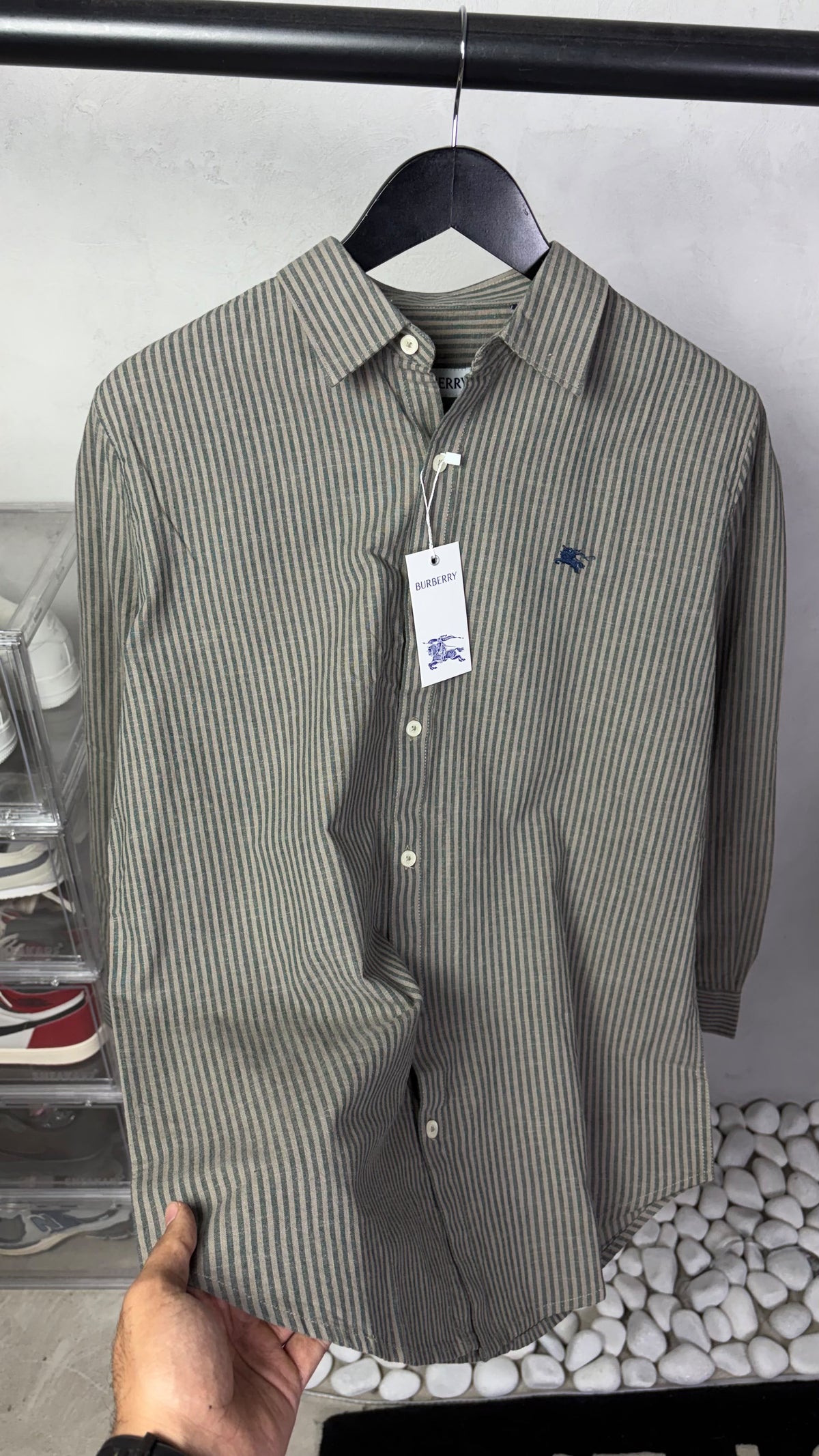 Burberr_y Premium Stripe Shirts