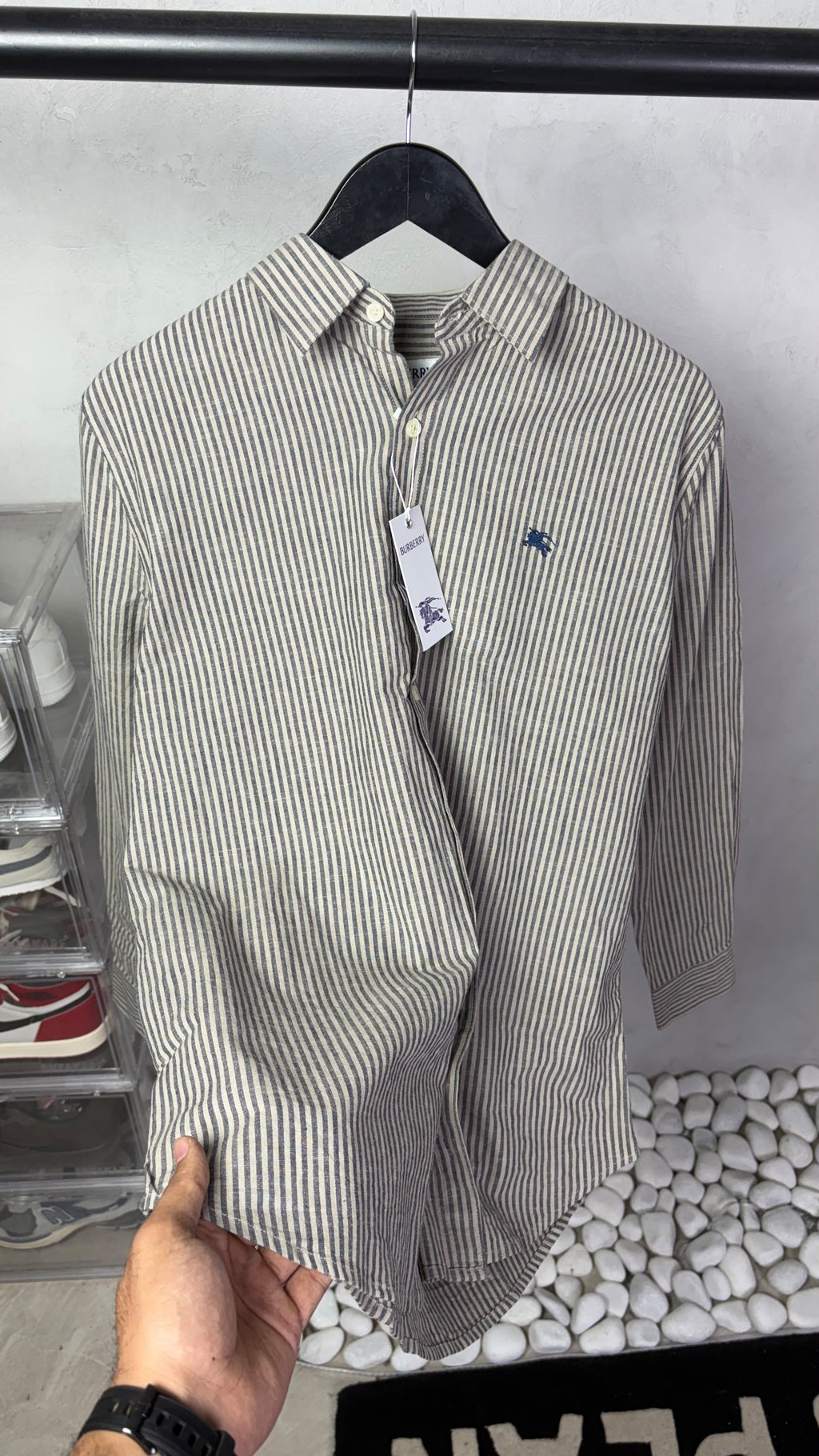 Burberr_y Premium Stripe Shirts