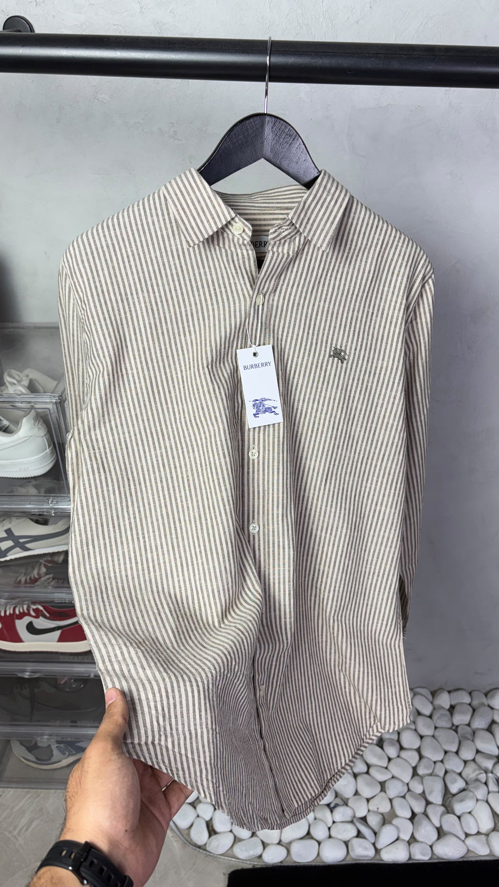 Burberr_y Premium Stripe Shirts