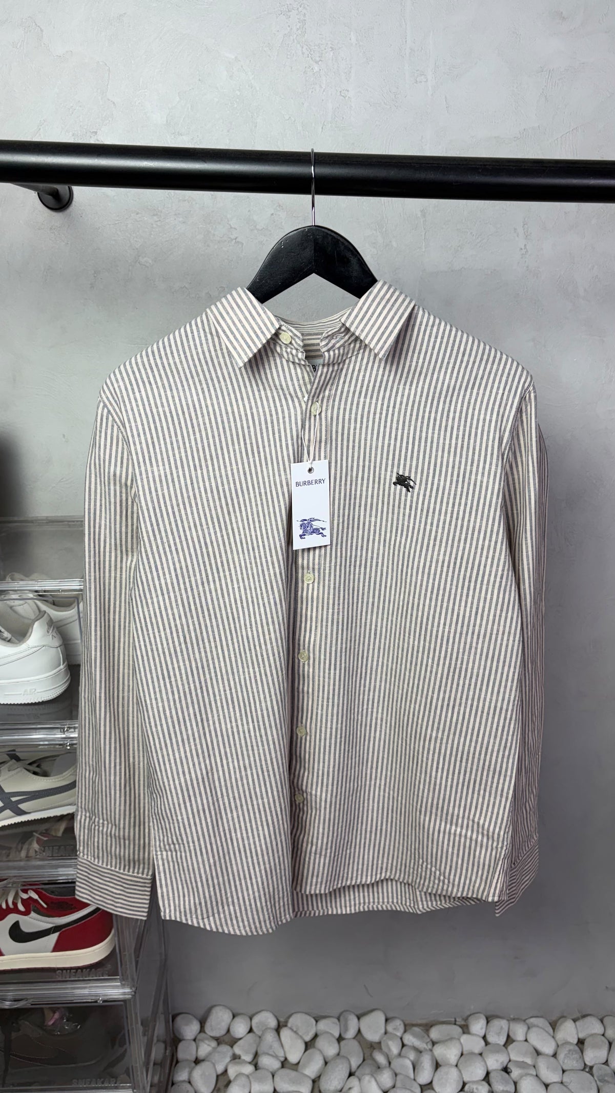 Burberr_y Premium Stripe Shirts