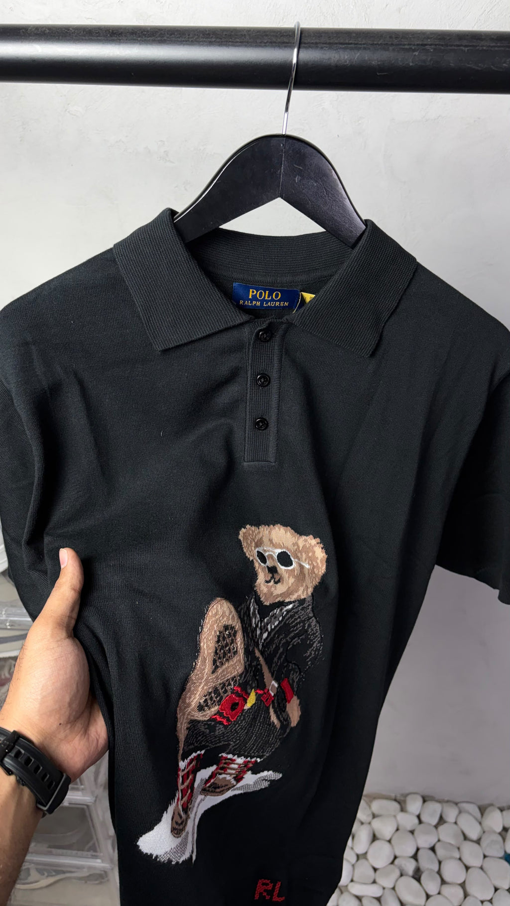 Imported Ralp_h Laure_n Premium Knit polo t-shirt