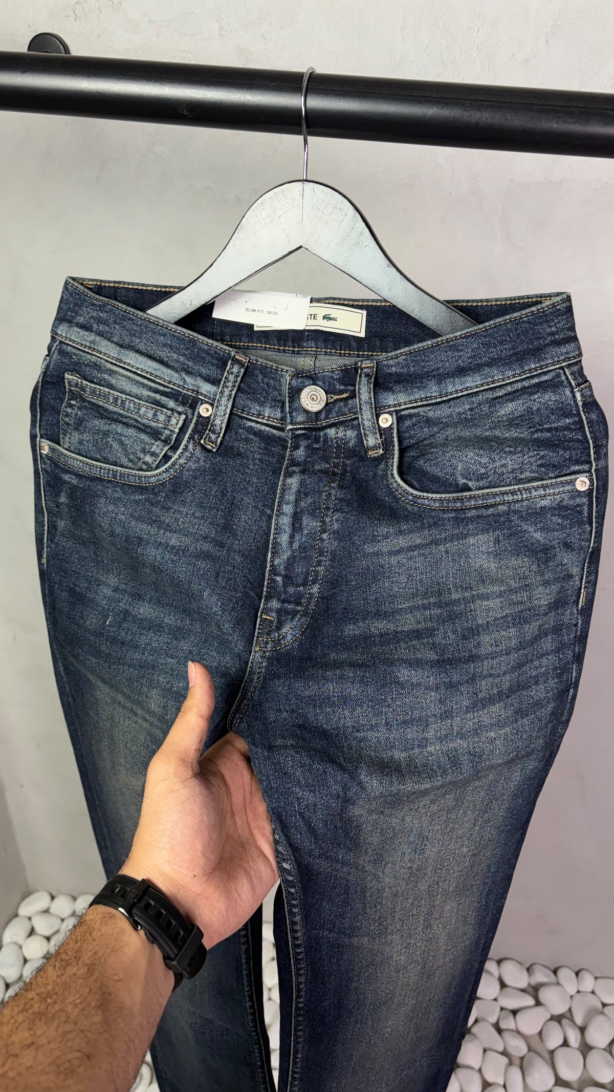Lacost_e Premium Straight Fit Jeans