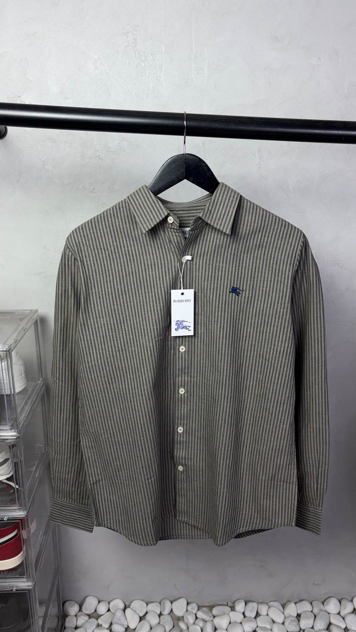 Burberr_y Premium Stripe Shirts